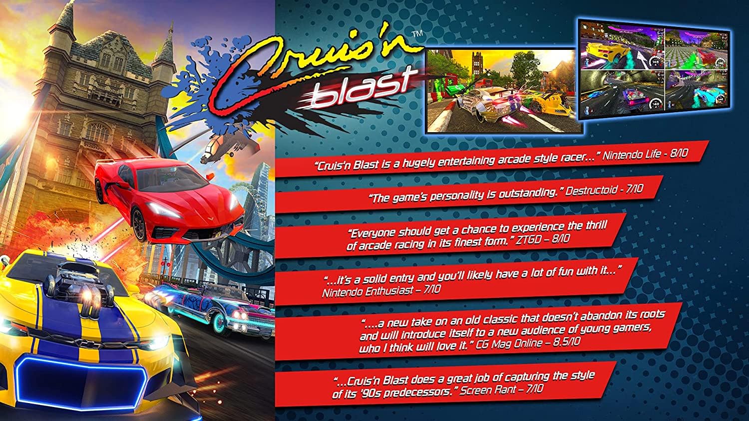Amazon.com: Cruis'n Blast - For Nintendo Switch : Video Games